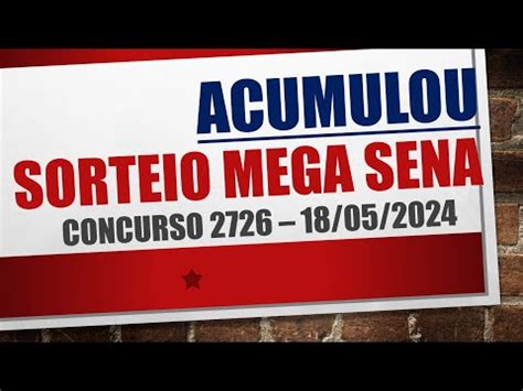 mega sena 18/05/23 - sorteio mega sena 2015